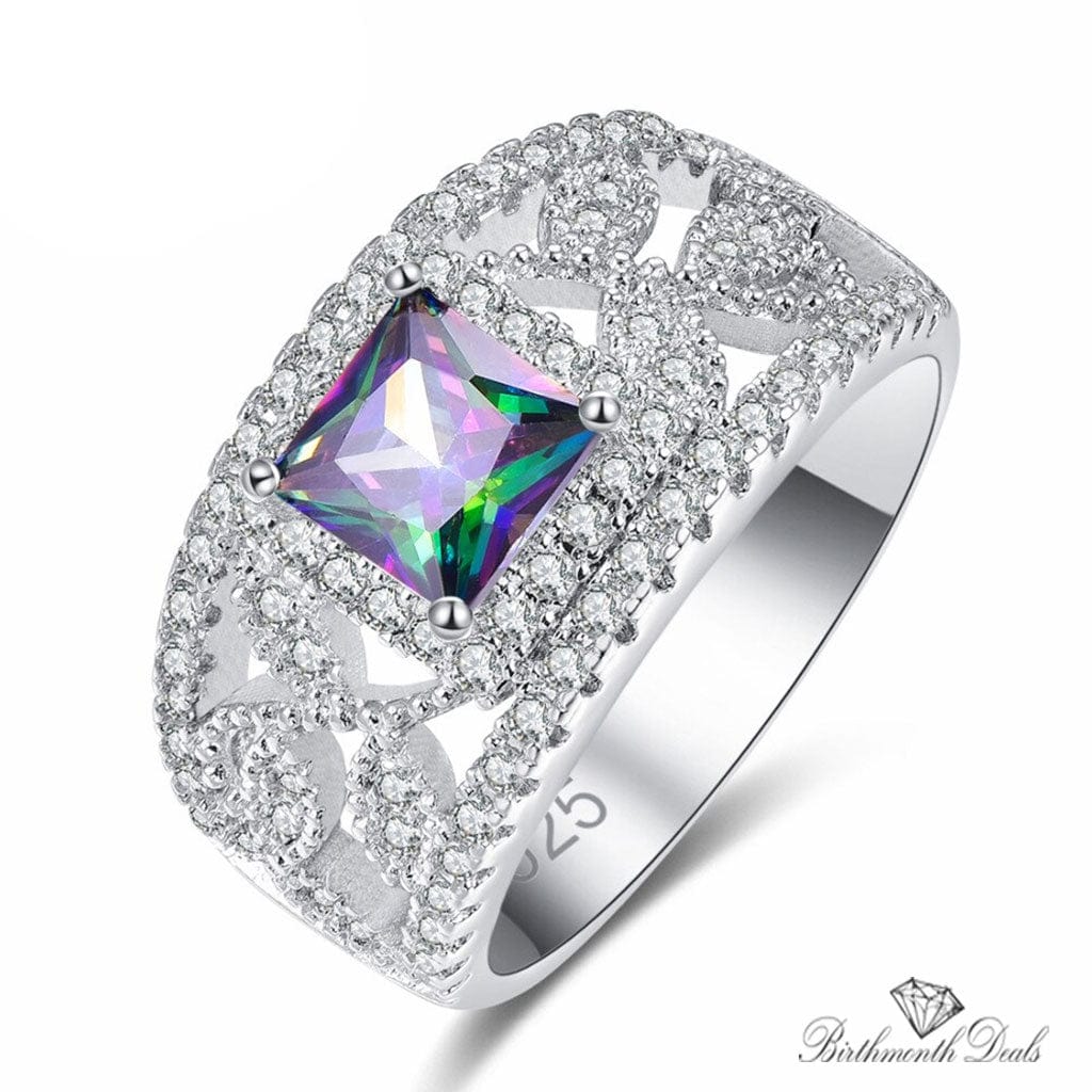 June Alexandrite Birthstone Ring - Birthmonth Deals
