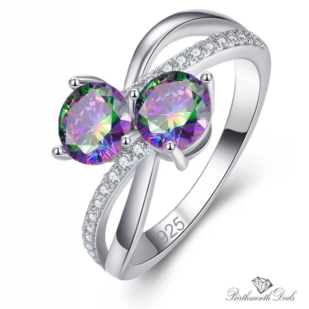 June Alexandrite Birthstone Ring - Birthmonth Deals