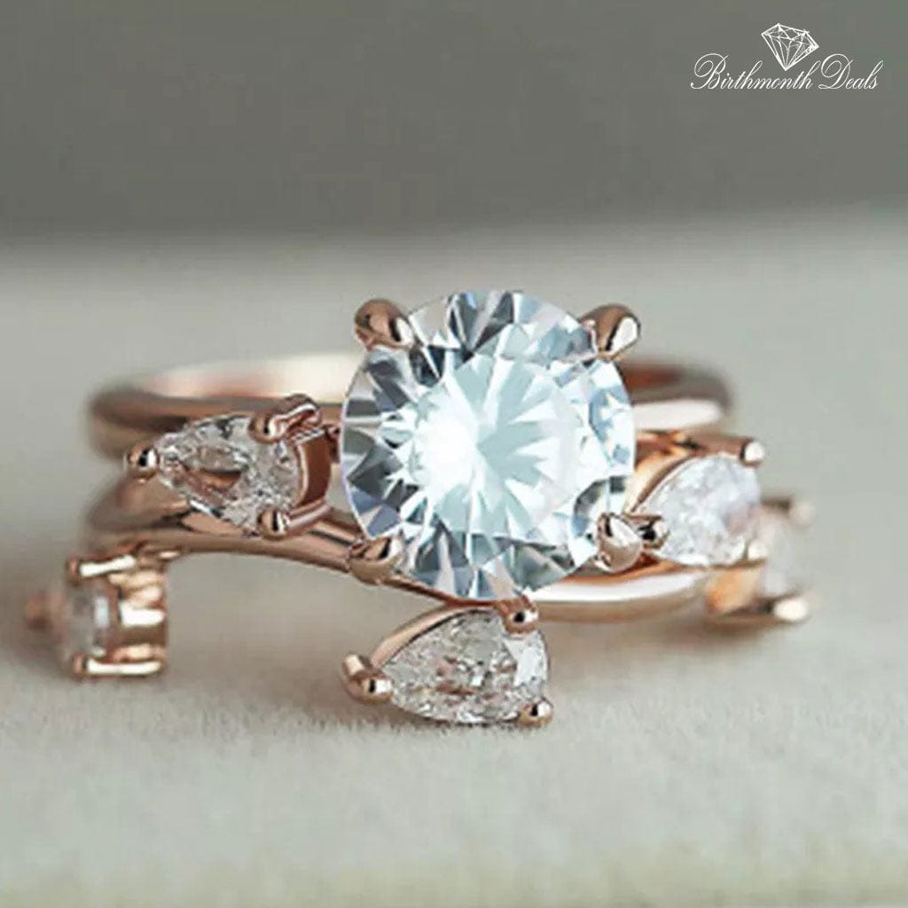 April Diamond Birthstone Ring - Birthmonth Deals