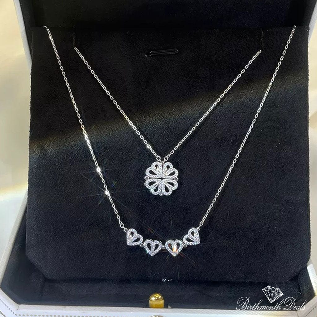 Mother Daughter Infinity Necklace - Birthmonth Deals