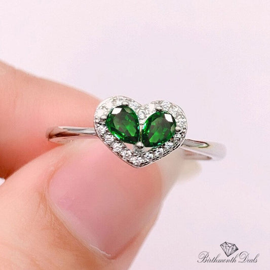 May Emerald Birthstone Ring - Birthmonth Deals