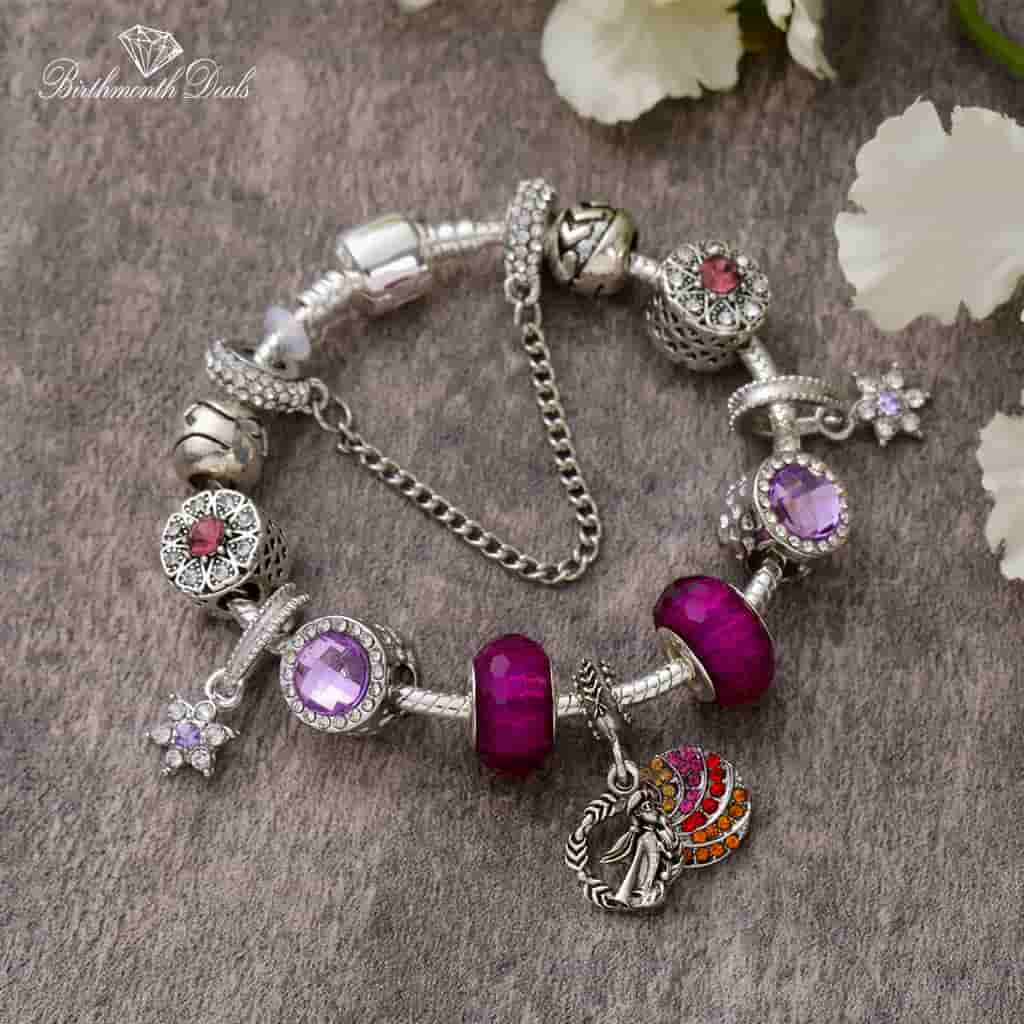 June Alexandrite Birthstone Bracelet - Birthmonth Deals