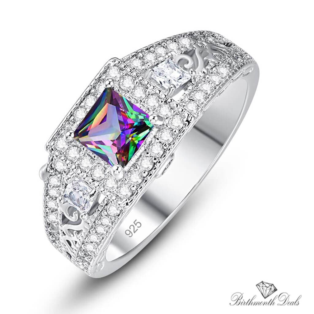 June Alexandrite Birthstone Ring - Birthmonth Deals