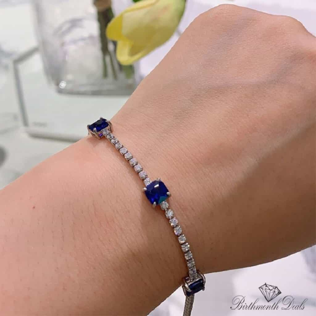 September Sapphire Birthstone Bracelet - Birthmonth Deals