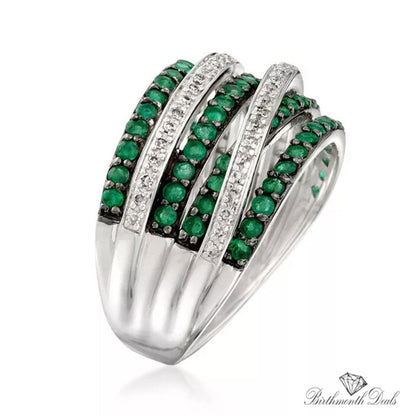 May Emerald Birthstone Ring - Birthmonth Deals