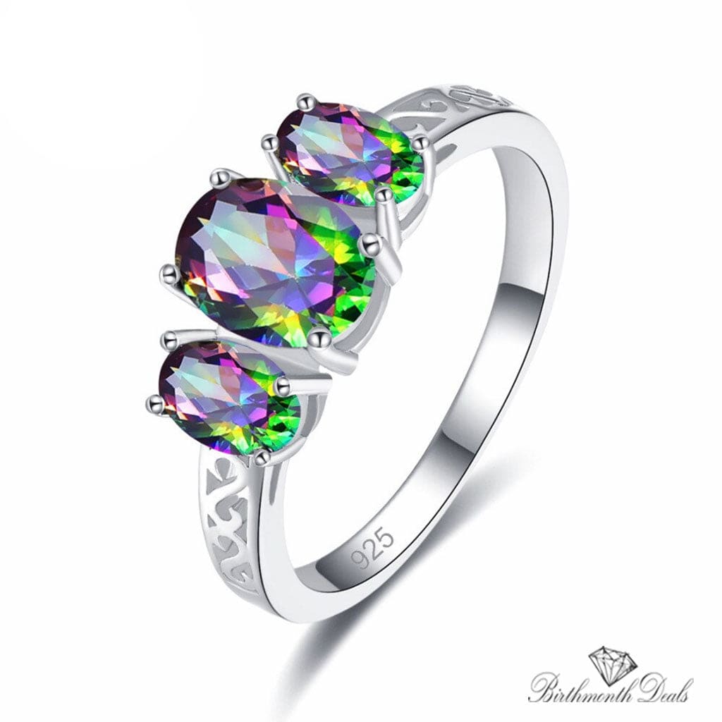 June Alexandrite Birthstone Ring - Birthmonth Deals