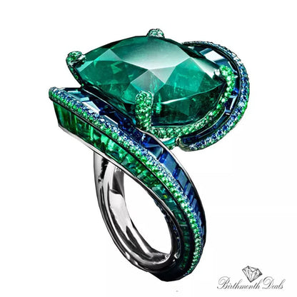 May Emerald Birthstone Ring - Birthmonth Deals