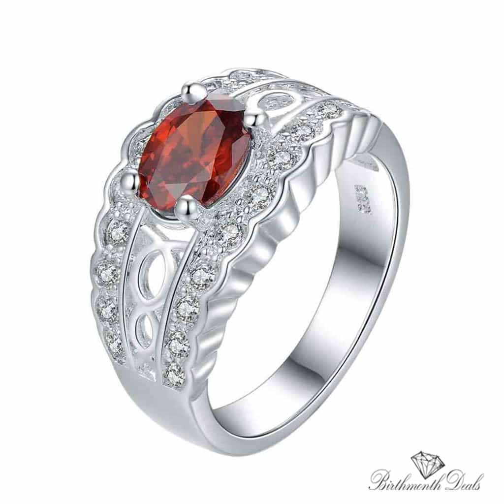 July Ruby Birthstone Ring - Birthmonth Deals