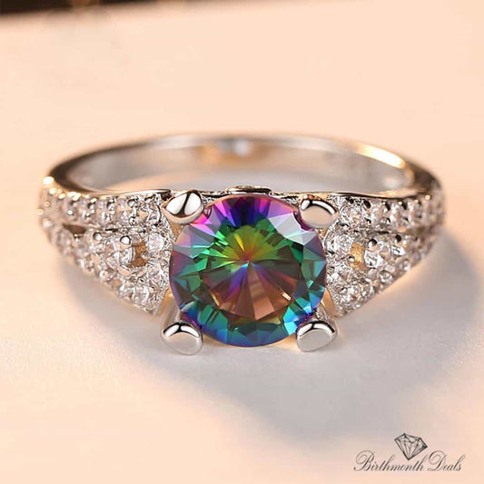 June Alexandrite Birthstone Ring - Birthmonth Deals