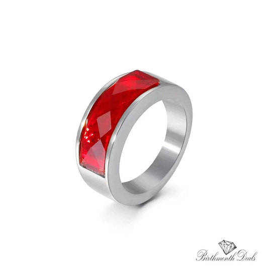 July Ruby Birthstone Ring - Birthmonth Deals