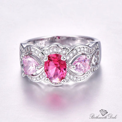 July Ruby Birthstone Ring - Birthmonth Deals
