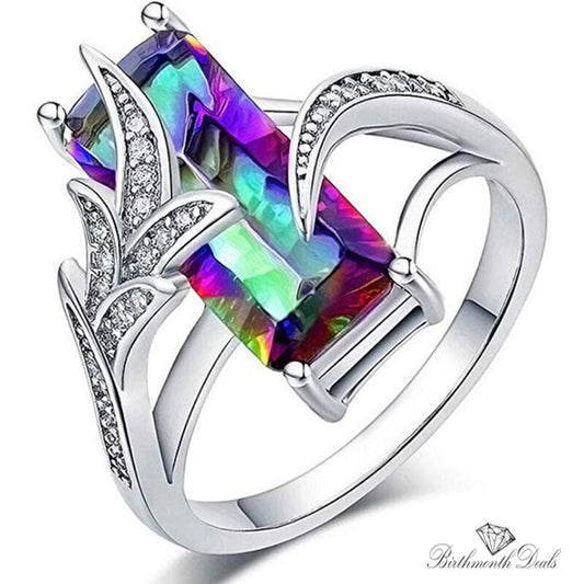 June Alexandrite Birthstone Ring - Birthmonth Deals