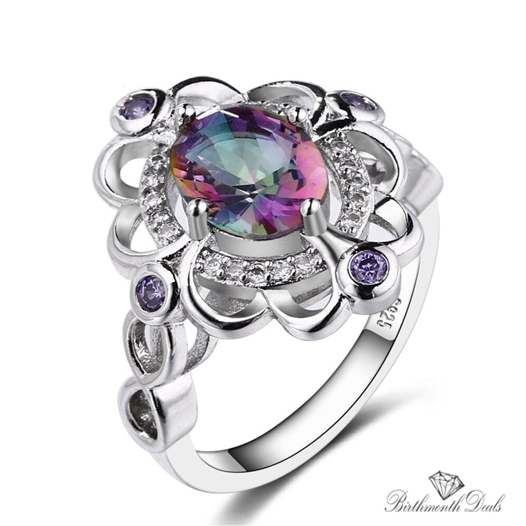 June Alexandrite Birthstone Ring - Birthmonth Deals