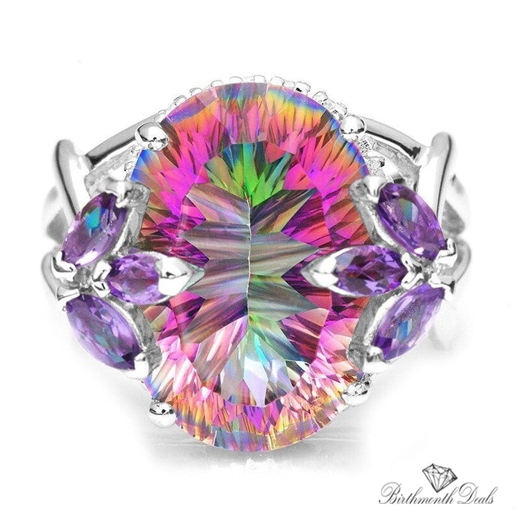 June Alexandrite Birthstone Ring - Birthmonth Deals