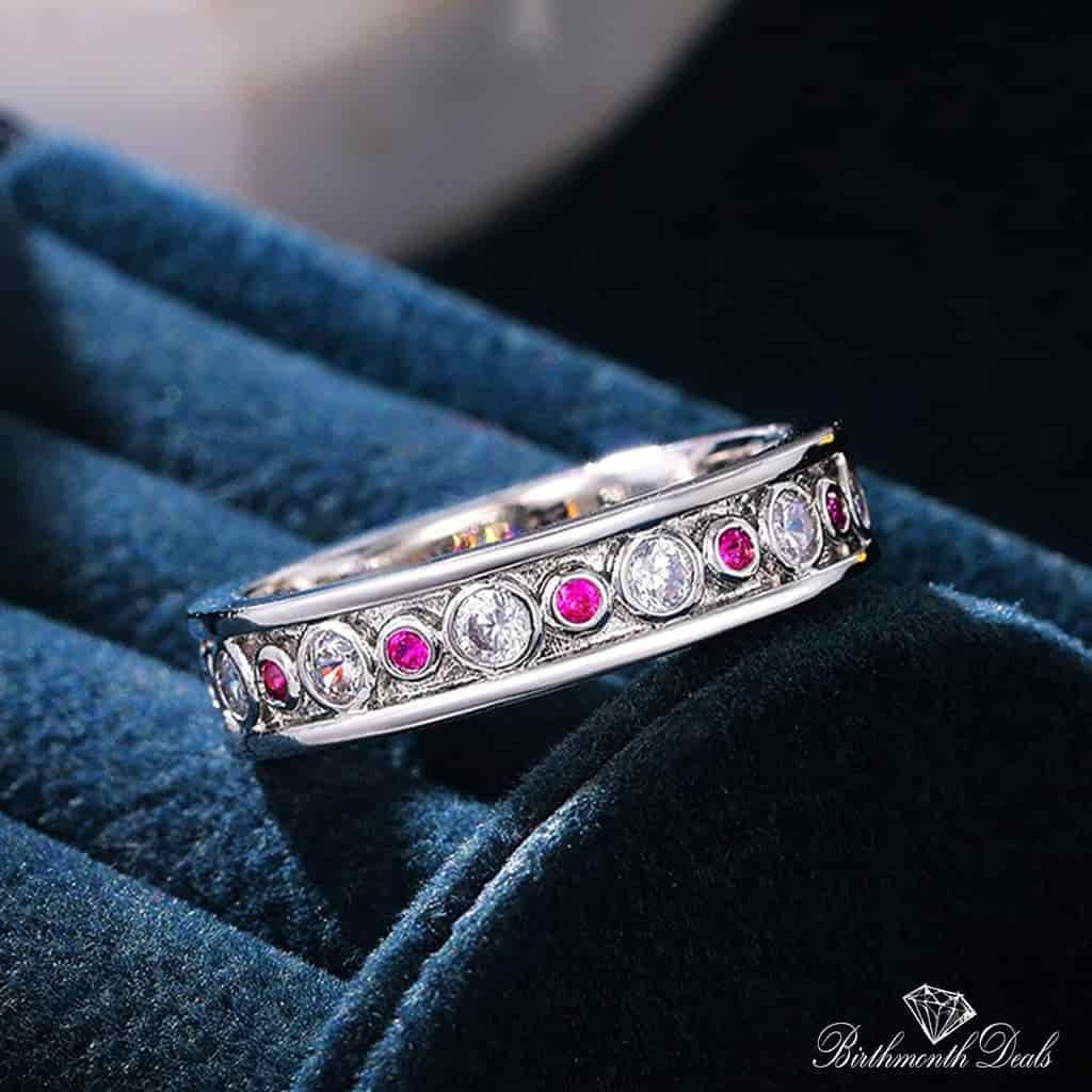 July Ruby Birthstone Ring - Birthmonth Deals