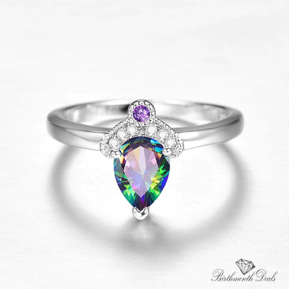 June Alexandrite Birthstone Ring - Birthmonth Deals