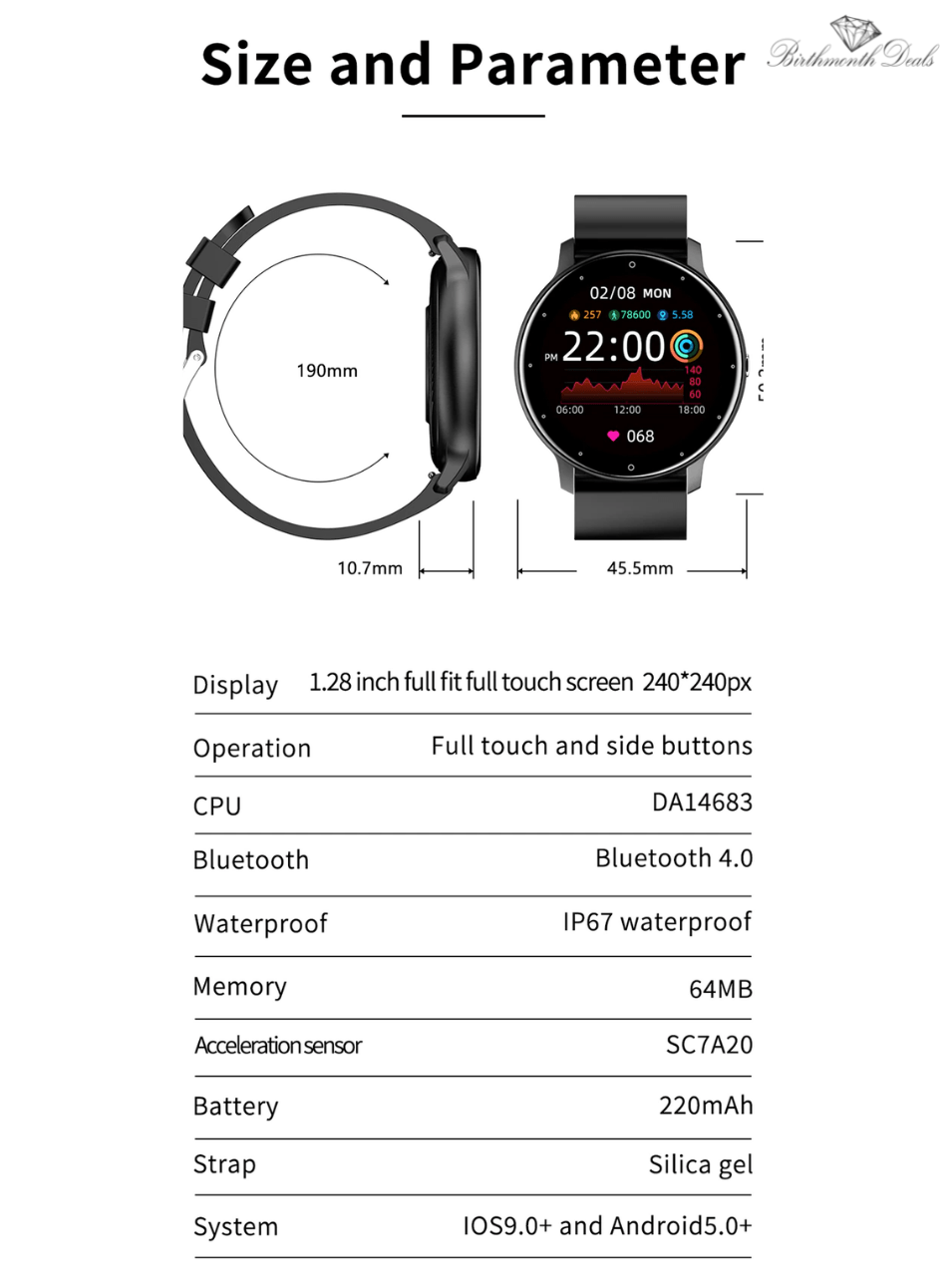 Round Smartwatch - Birthmonth Deals