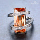 November Citrine Birthstone Ring - Birthmonth Deals
