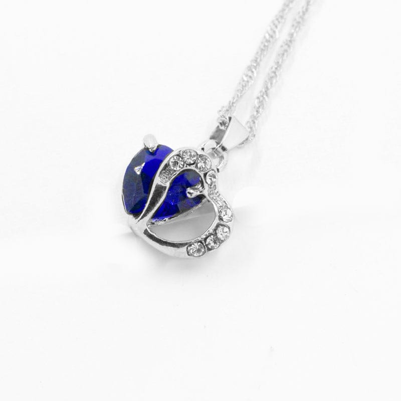 September Sapphire Birthstone Necklace - Birthmonth Deals