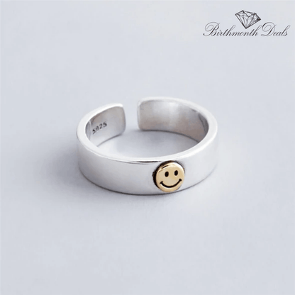 Smiley Face Ring - Birthmonth Deals