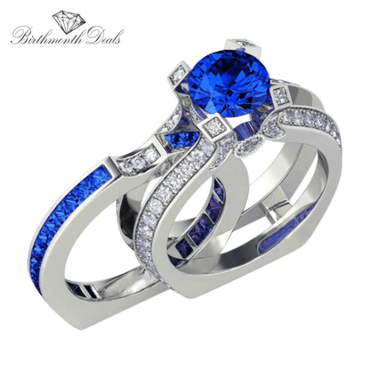 September Sapphire Birthstone Ring - Birthmonth Deals