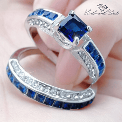 September Sapphire Birthstone Stacking Ring - Birthmonth Deals