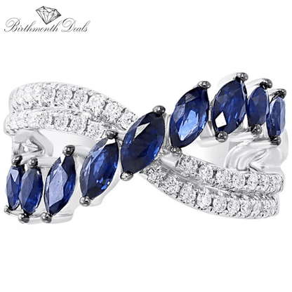 September Sapphire Birthstone Ring - Birthmonth Deals