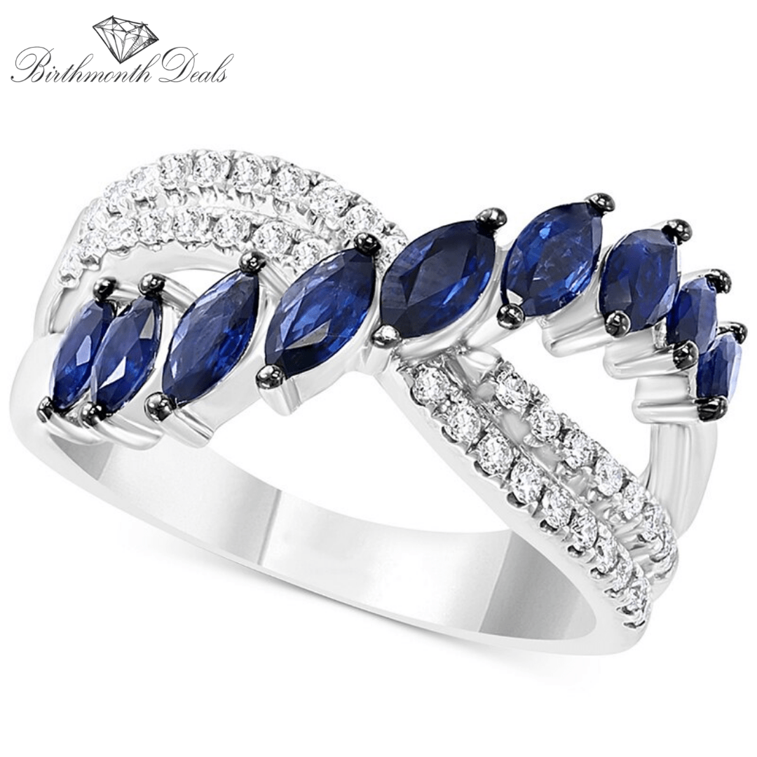 September Sapphire Birthstone Ring - Birthmonth Deals