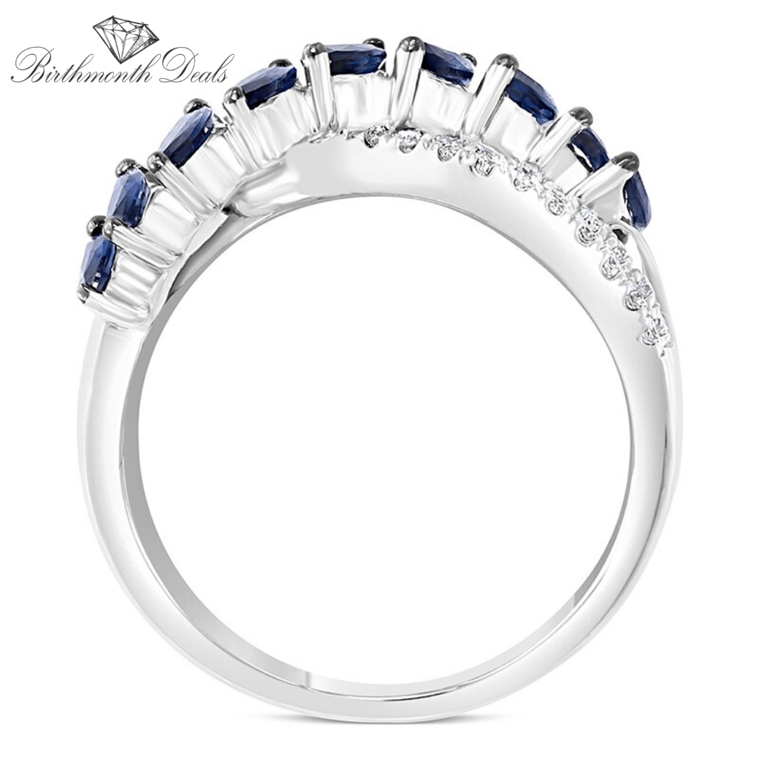 September Sapphire Birthstone Ring - Birthmonth Deals