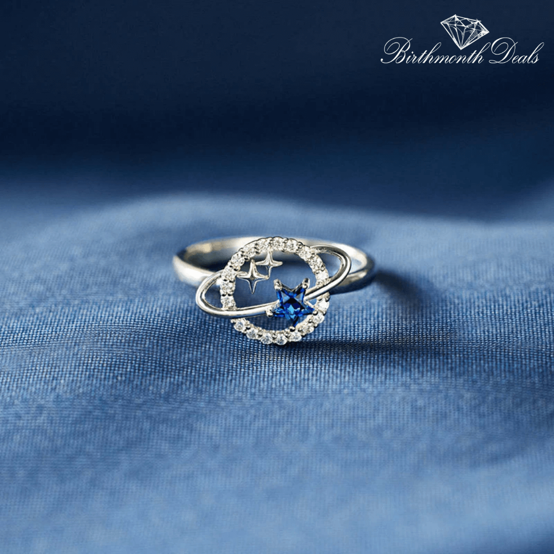 September Sapphire Birthstone Ring - Birthmonth Deals