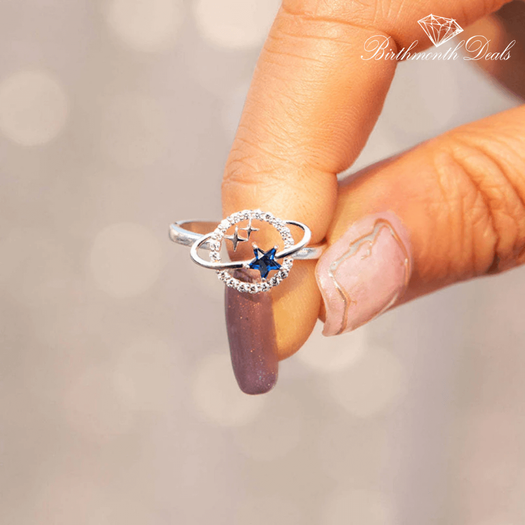 September Sapphire Birthstone Ring - Birthmonth Deals