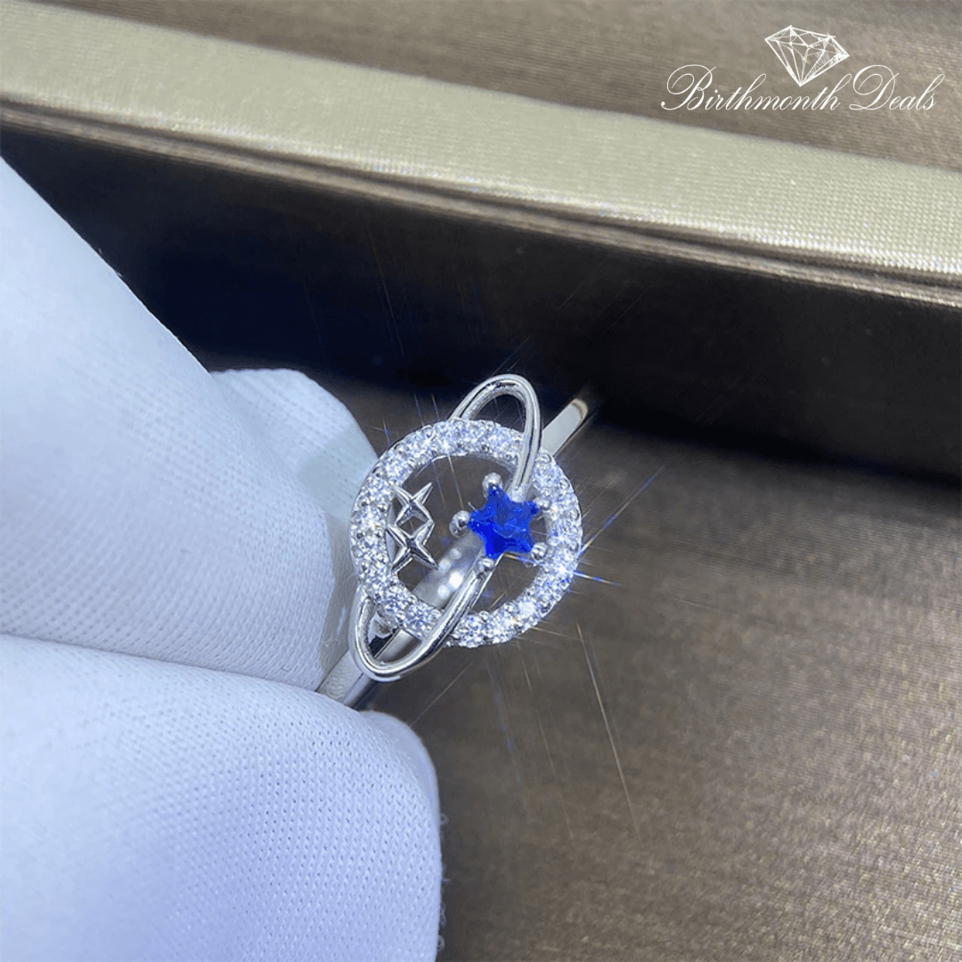 September Sapphire Birthstone Ring - Birthmonth Deals