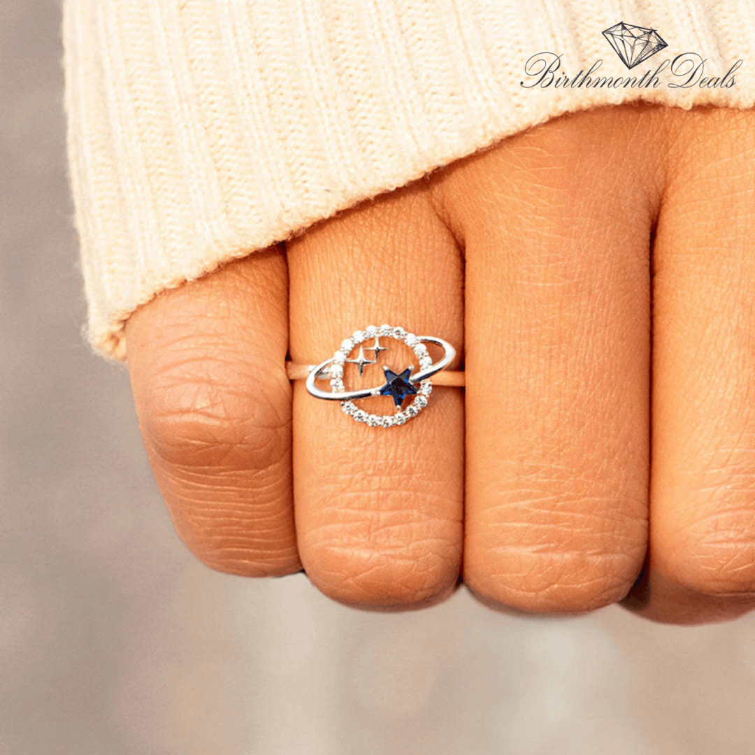 September Sapphire Birthstone Ring - Birthmonth Deals