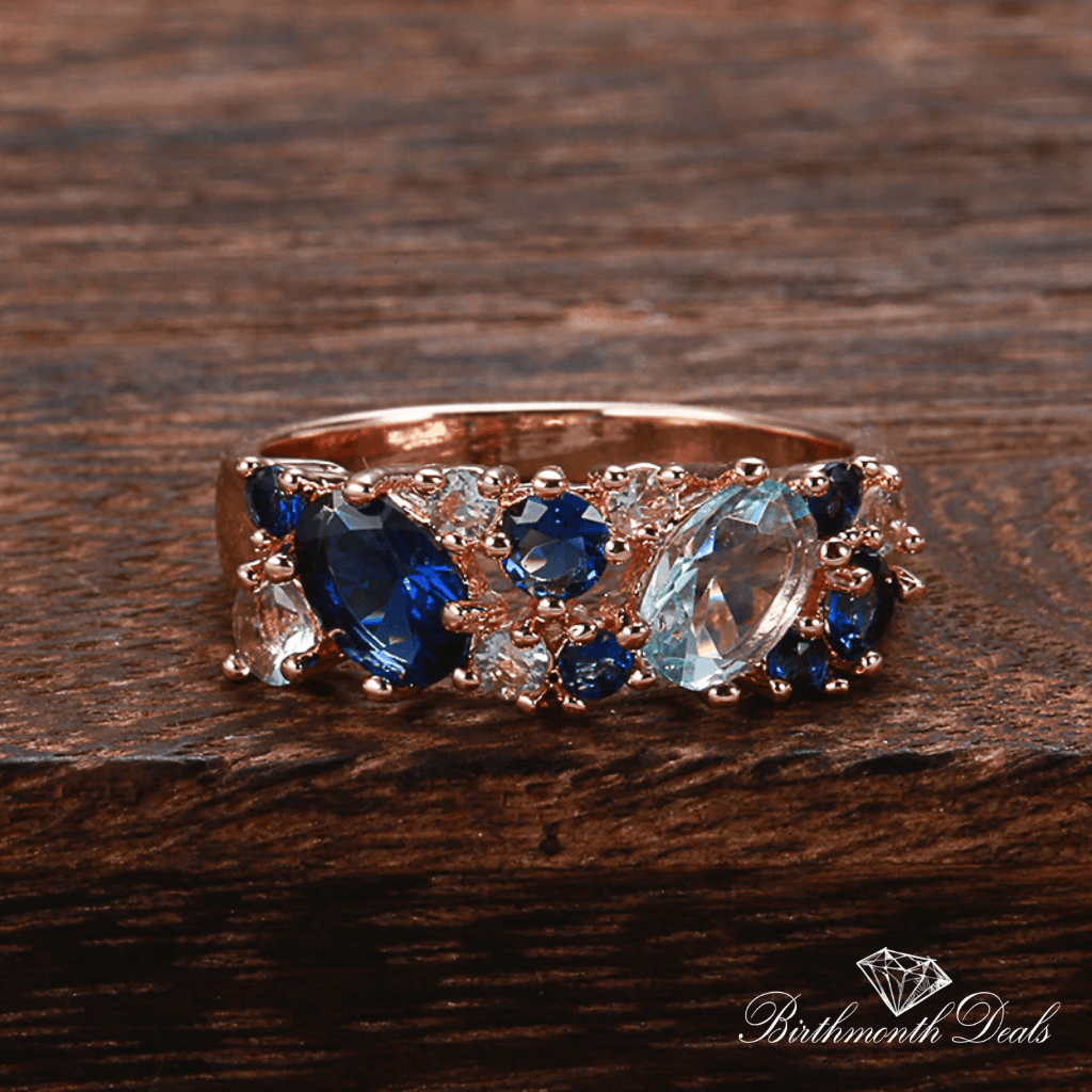 September Sapphire Birthstone Ring - Birthmonth Deals