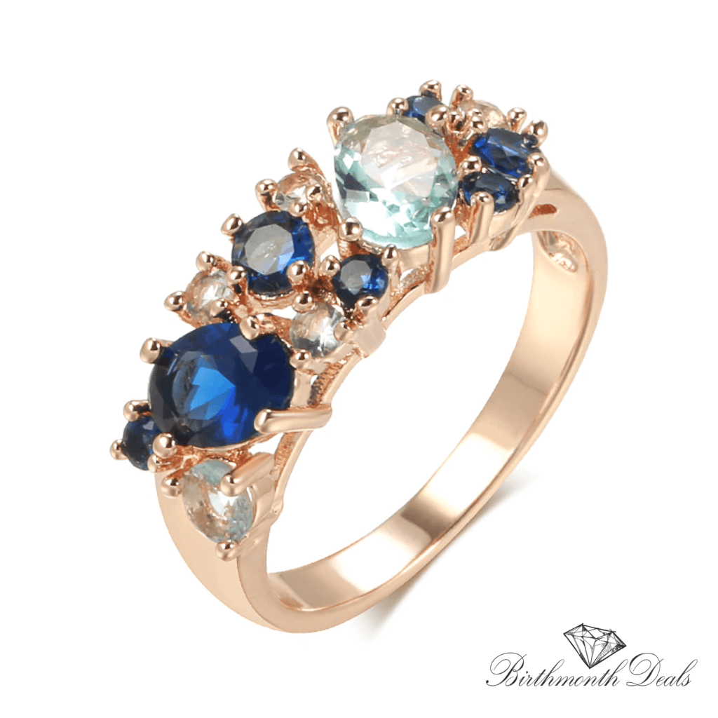 September Sapphire Birthstone Ring - Birthmonth Deals