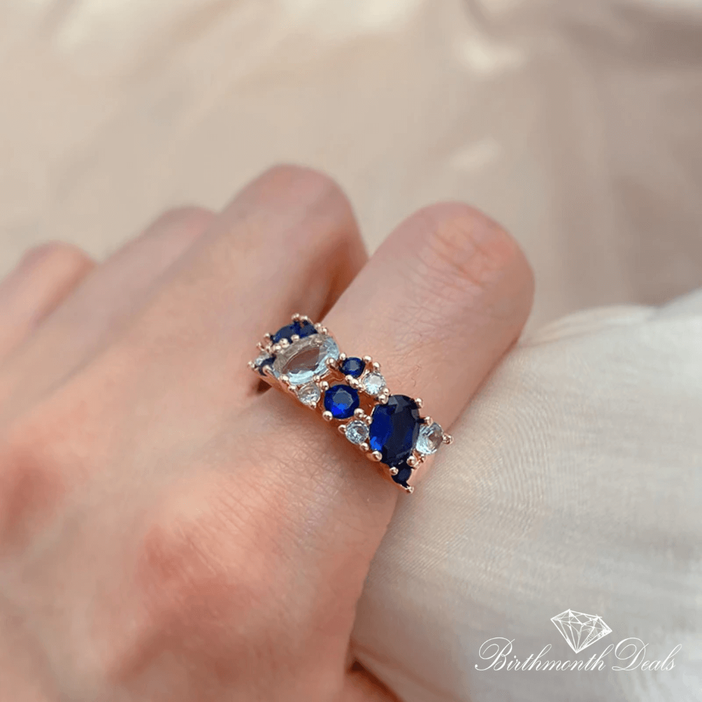 September Sapphire Birthstone Ring - Birthmonth Deals