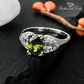 August Peridot Birthstone Ring - Birthmonth Deals