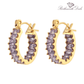 February Amethyst Birthstone Earrings - Birthmonth Deals