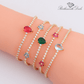 July Ruby Birthstone Bracelet - Birthmonth Deals