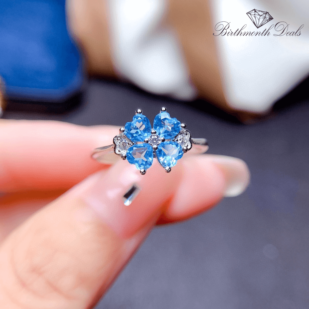 December Zircon Birthstone Ring - Birthmonth Deals