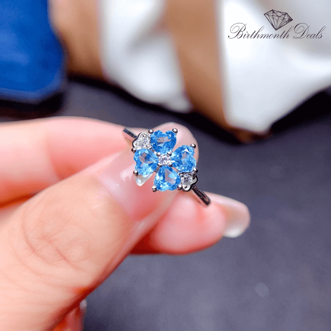 December Zircon Birthstone Ring - Birthmonth Deals