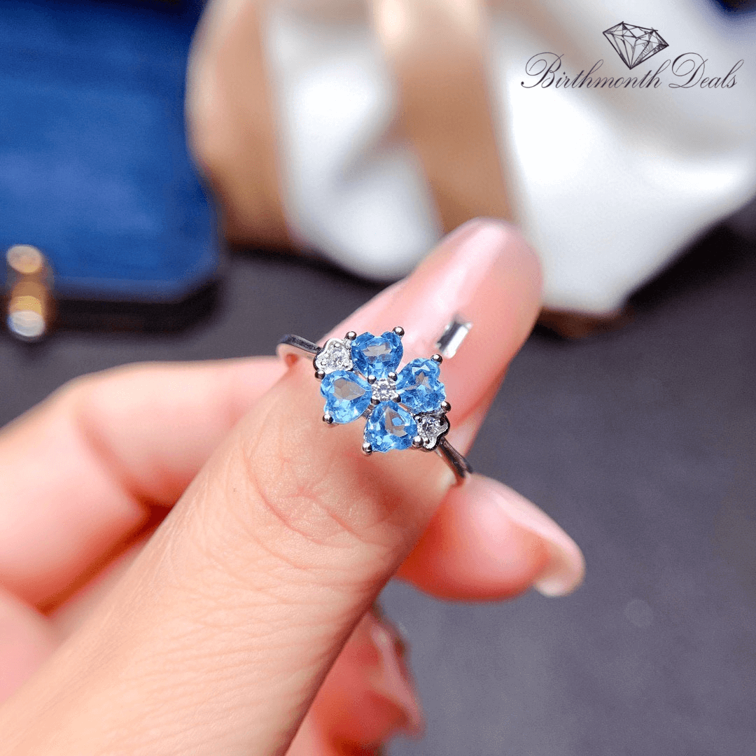 December Zircon Birthstone Ring - Birthmonth Deals