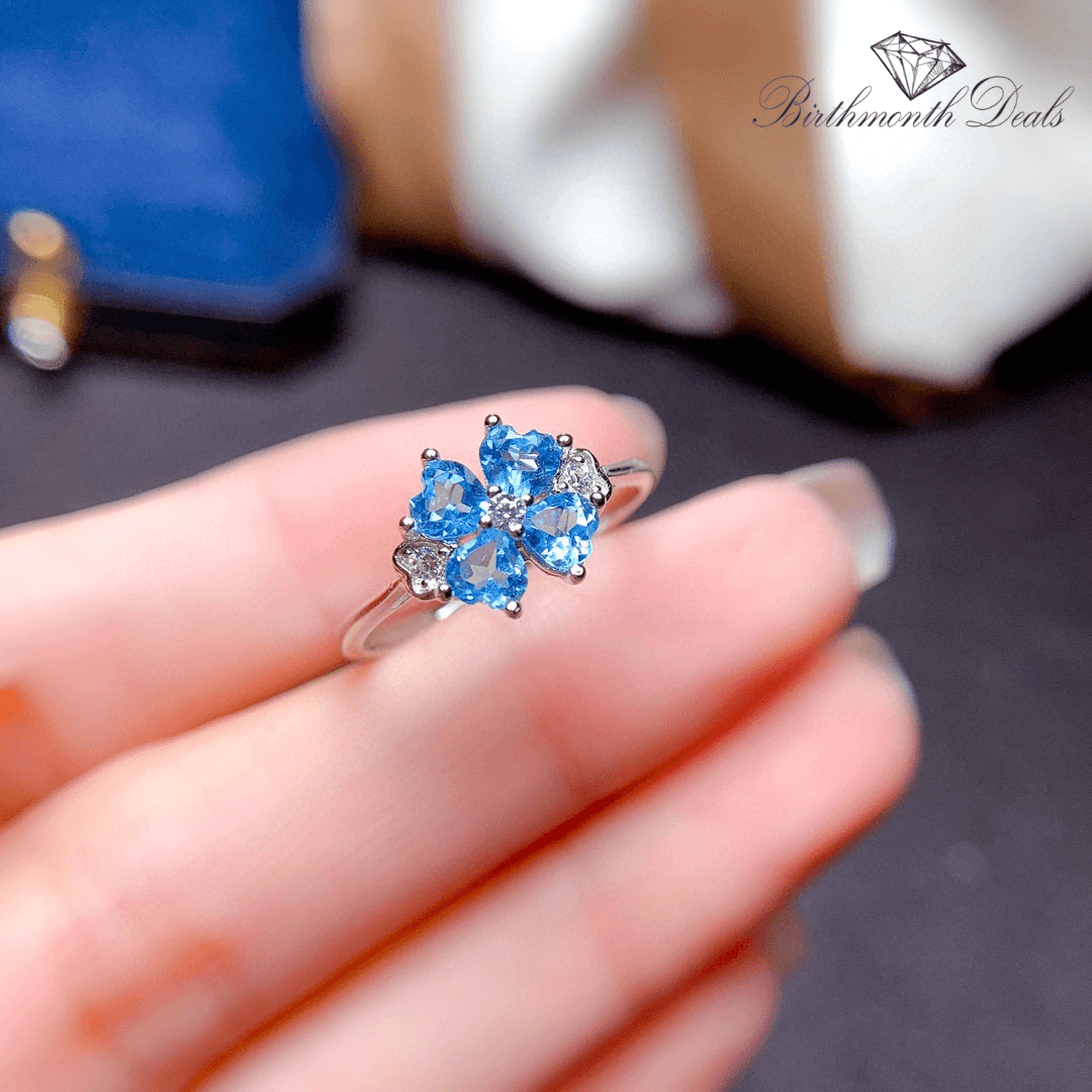 December Zircon Birthstone Ring - Birthmonth Deals