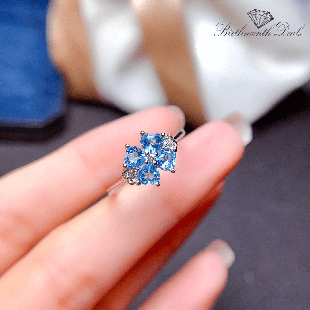 December Zircon Birthstone Ring - Birthmonth Deals