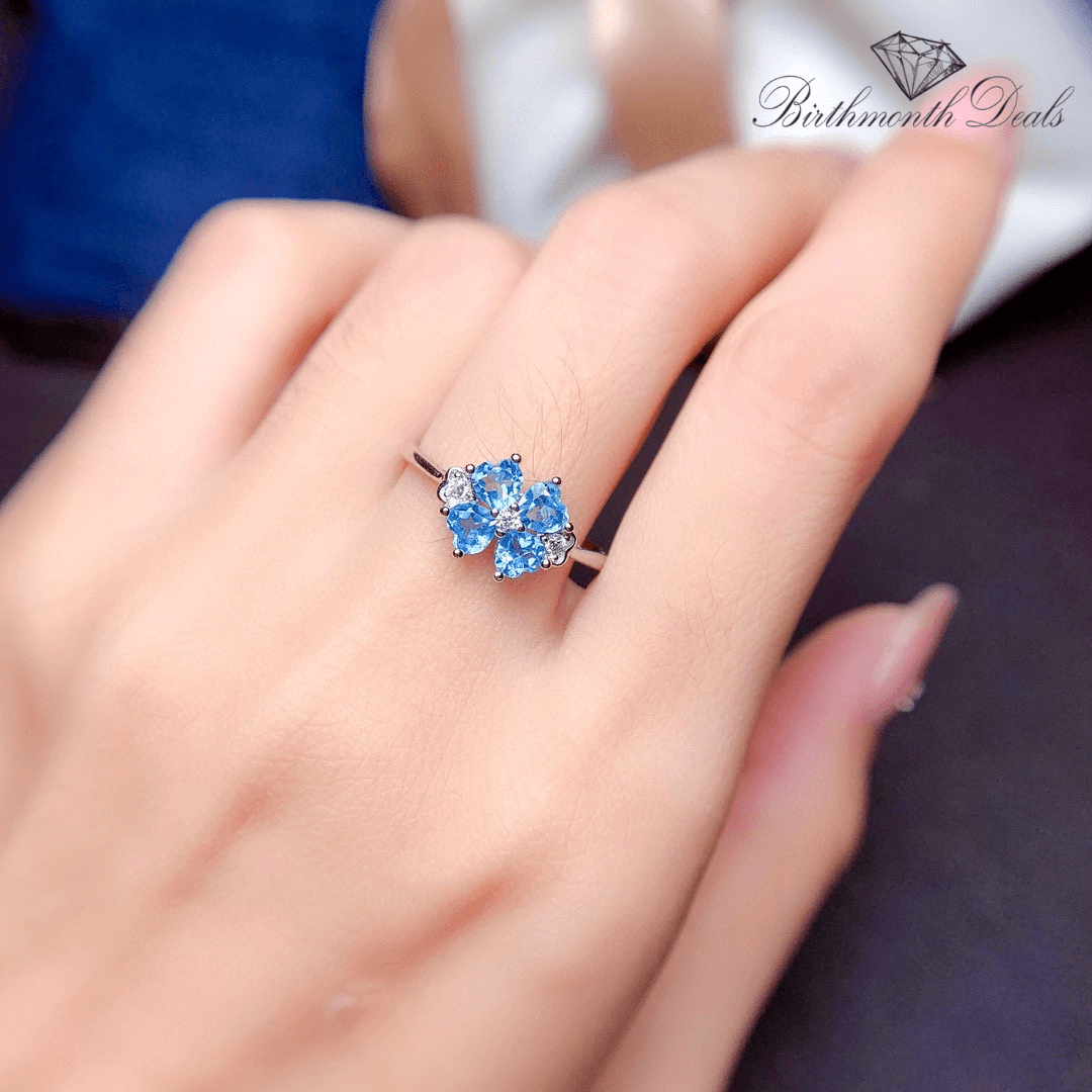 December Zircon Birthstone Ring - Birthmonth Deals