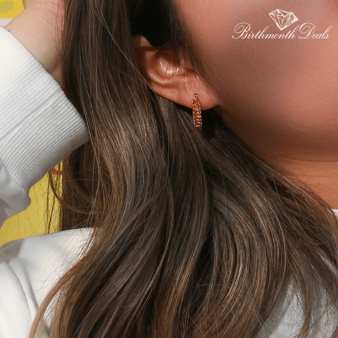 April Diamond Birthstone Earrings - Birthmonth Deals