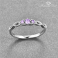 February Amethyst Birthstone Ring - Birthmonth Deals