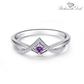 February Amethyst Birthstone Ring - Birthmonth Deals