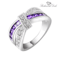 February Amethyst Birthstone Ring - Birthmonth Deals