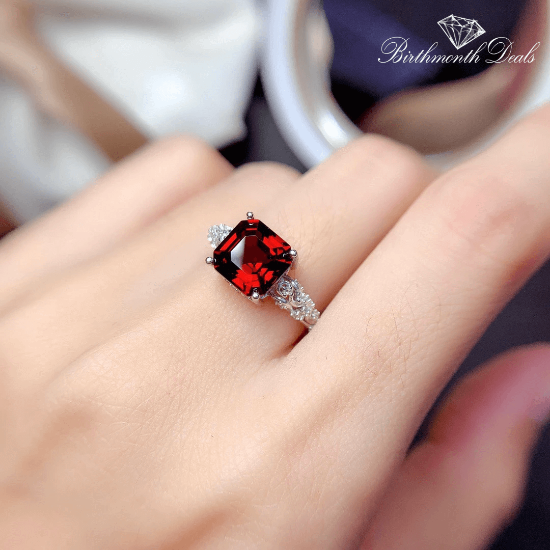 July Ruby Birthstone Ring - Birthmonth Deals